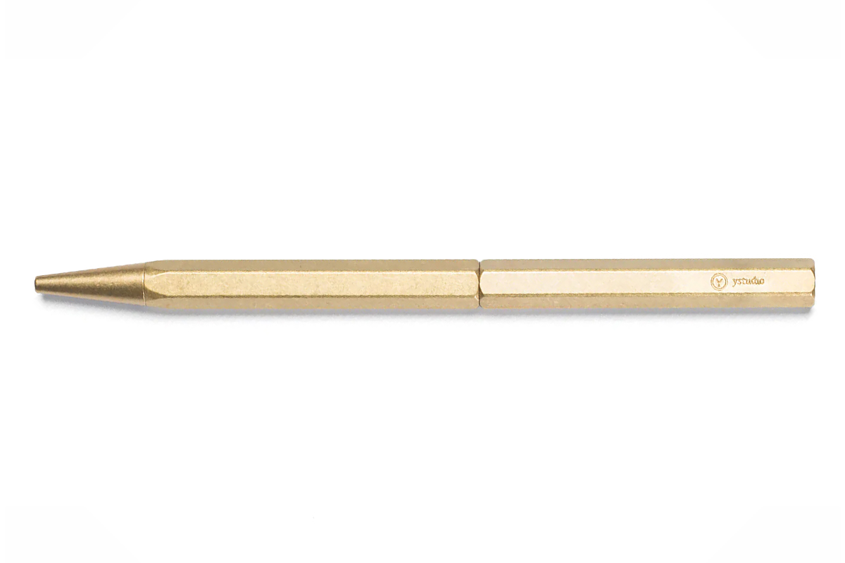 Ystudio Classic Revolve Brass Slim Balpen